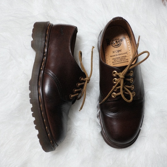 Dr Martens 56159 Brown Leather Oxfords 